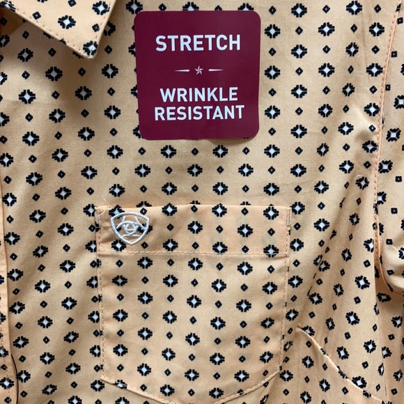 Orange Ariat button up shirt - Picture 2 of 4